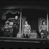 Martin Gabel, Peter Sallis and Fritz Weaver in the stage production Baker Street