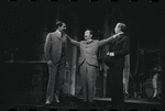 Patrick Horgan, Peter Sallis and Daniel Keyes in the stage production Baker Street