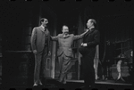 Patrick Horgan, Peter Sallis and Daniel Keyes in the stage production Baker Street