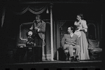 Fritz Weaver, Peter Sallis and Inga Swenson in the stage production Baker Street