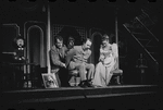 Fritz Weaver, Peter Sallis and Inga Swenson in the stage production Baker Street