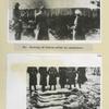Two Photographs] Burning of bodies after an execution.  German atrocities in the Lubin region.