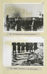 Two Photographs Burning of bodies after an execution.  German atrocities in the Lubin region.