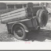 Trailer of farm worker who lives at the Farm Security Farm Labor Camp, Caldwell, Idaho