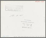 Farmer and his wife write a letter on the post office steps, Ontario, Oregon