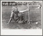 Farmer's daughter living at the FSA (Farm Security Administration) labor camp, Caldwell, Idaho