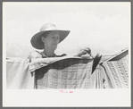 Woman living at the FSA (Farm Security Administration) labor camp. Caldwell, Idaho