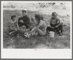 A family picnic on the Fourth of July at Vale, Oregon