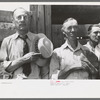 Citizens of Vale, Oregon take off their hats during the Pledge of Allegiance (radio program) on the Fourth of July