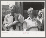 Citizens of Vale, Oregon take off their hats during the Pledge of Allegiance (radio program) on the Fourth of July