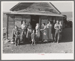 The Frank Weeks family living on farm near Williston, North Dakota