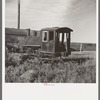 Old locomotive at idle sawmill near Tower, Minnesota