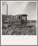 Old locomotive at idle sawmill near Tower, Minnesota