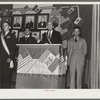 The president of the Mexican colony addresses the audience at the Mexican Independence Day program, Saint Paul, Minnesota