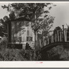 Chapel and shrine on small island in Bayou Teche near Adeline, Louisiana