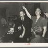 Singing at the bar during the National Rice Festival. Crowley, Louisiana