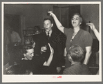 Singing at the bar during the National Rice Festival. Crowley, Louisiana