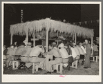 The game of "beano" was a great attraction at the National Rice Festival. Crowley, Louisiana