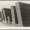 Piles of lumber at sawmill. Sorrento, Louisiana