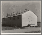 Building for storing potatoes. Lake Dick Project, Arkansas