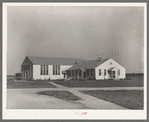 School house and community center. Lake Dick Project, Arkansas