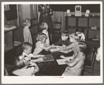 Kindergarten children at play. Lake Dick Project, Arkansas