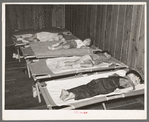 Supervised nap of schoolchildren. Lake Dick Project, Arkansas