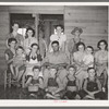 Large Cajun family on farm south of Crowley, Louisiana