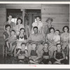 Large Cajun family on farm south of Crowley, Louisiana