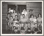 Large Cajun family on farm south of Crowley, Louisiana