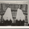 Homespun draperies in home of Madame Dronet. Erath, Louisiana