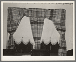 Homespun draperies in home of Madame Dronet. Erath, Louisiana