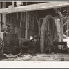 Old engine in abandoned sugar mill near Gibson, Louisana