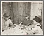 Poker game in home of day laborer, Sunday afternoon. Near New Iberia, Louisiana