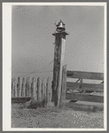 Old bell on sugarcane plantation near Gibson, Louisiana