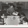 Lunch in nursery school. Lakeview Project, Arkansas