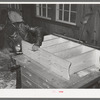 In manual training class, boys are taught to build useful articles for the home. Lakeview Project, Arkansas