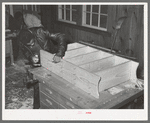 In manual training class, boys are taught to build useful articles for the home. Lakeview Project, Arkansas