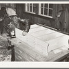 In manual training class, boys are taught to build useful articles for the home. Lakeview Project, Arkansas