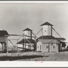 Cotton seed storage warehouse near Lake Providence, Louisiana