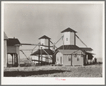 Cotton seed storage warehouse near Lake Providence, Louisiana