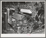 Pulling cotton into cotton "ropes" which, in later processes, are combined to make thread. Laurel mills, Laurel, Mississippi