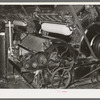 Pulling cotton into cotton "ropes" which, in later processes, are combined to make thread. Laurel mills, Laurel, Mississippi