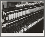 Making three-twist thread. Laurel cotton mills, Laurel, Mississippi