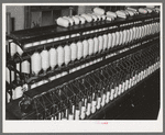 Making three-twist thread. Laurel cotton mills, Laurel, Mississippi