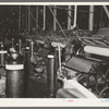Battery of machines for converting cotton bats into cotton ropes. Laurel mills, Laurel, Mississippi