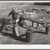 Child of Ed Bagget, sharecropper, playing near Laurel, Mississippi
