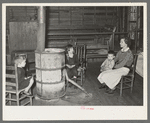 Mother and three children living in abandoned church because of acute housing conditions. Near Laurel, Mississippi