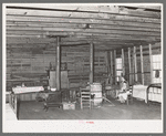 Mother and three children living in abandoned church because of acute housing conditions. Near Laurel, Mississippi