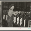 Converting cotton ropes into rough thread. Laurel Cotton Mill, Laurel, Mississippi